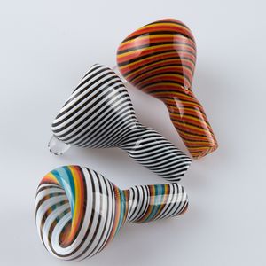Headshop214 G086 Smoking Pipes Glass Dome Bowl 14mm 19mm Male Fully Wig Wag Dab Rig Glass Water Pipe Dab Rig Bubbler Bong Bowls