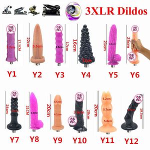 Nxy Dildos Dongs Consoladores 3xlr De 12 Tipos Para Máquina Sexual Consolador Gran Tradicional Masturbación Femenina Accesorios 0108