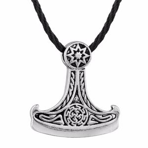 Подвесные ожерелья ностальгия викинговые мужские топор Amaulet Slavic Perun Ожерелье антикварного минималистского изготовления ювелирных изделий