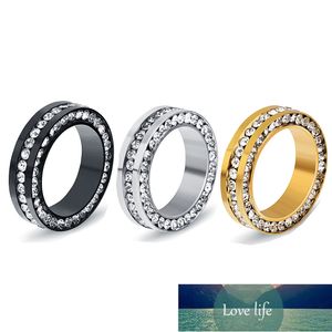 Best Selling l Stainless Steel Engagement Ring Fashion Women Crystal Wedding Rings Jewelry Factory price expert design Quality Latest Style Original