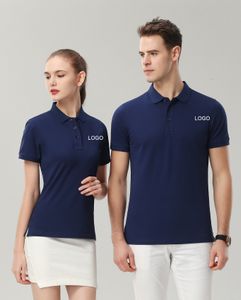 Hochwertiges Herren-Golf-T-Shirt aus 100 % Baumwolle mit Polo-Design, modisch bestickt/bedruckt, kurzärmelig