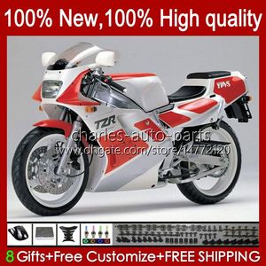 Bodys Kit For YAMAHA TZR-250 TZR 250 TZR250 R RS RR 88-91 white red blk Bodywork 115No.21 YPVS 3MA TZR250R 88 89 90 91 TZR250-R TZR250RR 1988 1989 1990 1991 MOTO Fairings