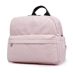 Soboba elegante fralda rosa saco de fralda para mamãe grande capacidade bem organizada espacial mochila maternidade para carrinhos 211025