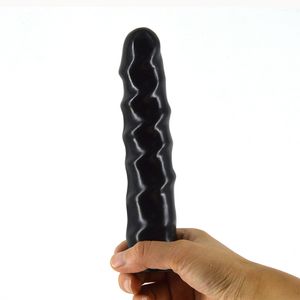 Massaggio Dildo Giunto di bambù Lungo 17 cm Inserto Vagina Testa 3.0 cm Giocattoli adulti del sesso per coppia Strapon Masturbazione Massaggio Plug anale realistico