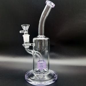 8.8Inchs DAB Rigs Glas Bong Heady Shisha Hookahs Birdcage Percolator med klar skål Vattenrör Bubbler återvinning för rökning