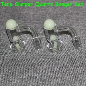 Quartz Terp Slurpers Banger Nail with Smoking Accessories Carb Cap Up Oil Vacuum Nails for Glass Bongs