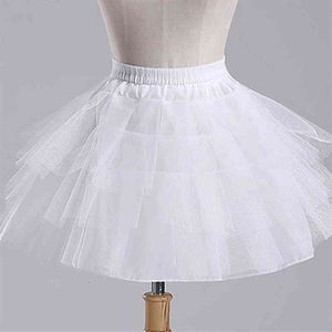Dzieci Petticoats for Flower Girl Dresses Hoopless Short Crinoline Little Girls Kid Underskirt
