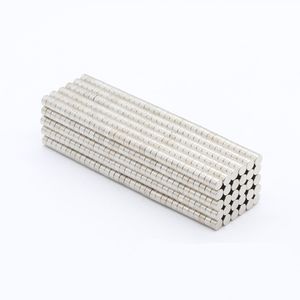 Wholesale - In Stock 500pcs Strong Round NdFeB Magnets Dia 2x1mm N35 Rare Earth Neodymium Permanent Craft/DIY Magnet