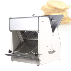 Brotschneidemaschine, gedämpfte Brötchenschneidemaschine aus Edelstahl, kommerzielle Toastschneidemaschine