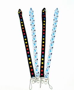 Atacado Celular Caixas de Telefone Charms 20 pcs Estrela Cartoon Chaveiro Chaveiro Chaveiro Cadeia Cadeia Corda Corda Sling Neck Badge Pingente Pingente