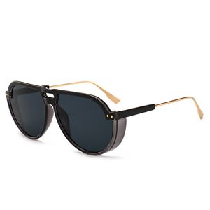 Beliebte Herren-Sonnenbrille mit speziellem UV-Schutz. Damenmode, Vintage-Oval-Brillengestell, hohe Qualität