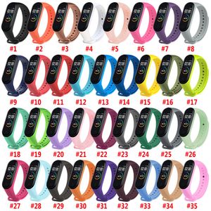 Para Xiaomi MI Band 6 Strap Colorful TPU Substituição Pulseira Acessórios