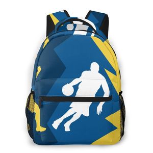 Bookbags Sacs scolaires pour adolescents garçons Football Basketball Tennis Silhouettes Travel Baby Boy Sackpacks