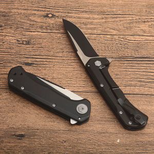 New Arrival KS 1955 Flipper Folding Knife 8Cr13Mov Drop Point Blade Steel Handle Ball Bearing EDC Pocket Knives With Retail Box
