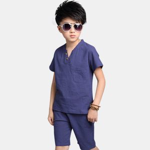 Summer Boys Clothing Set Solid Clothes Suit For Boys 2021Kids Clothes Casual Children's Costumes For Boys Spring X0802