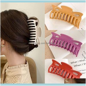 Bordas de borracha Jóias JóiasBig Clipe de Cabelo Para As Mulheres Meninas Plástico Geométrico Tamanho Grande Borboleta Barrettes Aessórios Estilo Ferramentas Presente