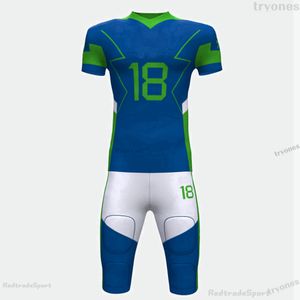 Jämför med liknande objekt Mens Womens Kids anpassade fotbollströjor Anpassa namnnummer Svart Vit Grön Blå Stitched Shirts Jersey S-XXXL B67