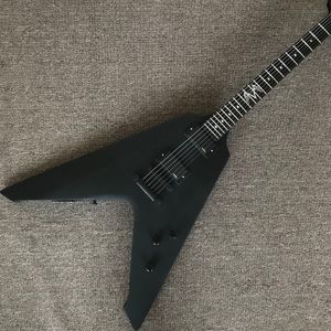 Special shaped electric guitar, Rosewood fingerboard, Matte black, Initiative adapterization electric guitar