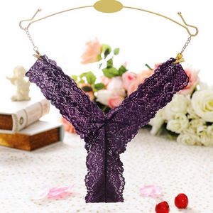 Women V shape floral lace g string panties low rise underwear lingeries woman Thongs T Back clothes will and sandy gift