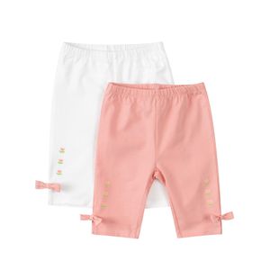 Shorts Girl Shorts Shorts Kids legging crianças verão calças curtas meninas nova cintura elástica bebê bonito 1-10Y 20220228 Q2