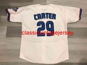 Men Women Youth 1997 Joe Carter Home Baseball Jersey Hafdery Niestandardowy numer nazwiska xs-5xl 6xl