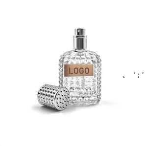 New30ml / 50ml glas parfymflaskor Essentiella oljor diffusorer tomma kosmetiska behållare Spray atomizer flaska för utomhus resa LLD11284