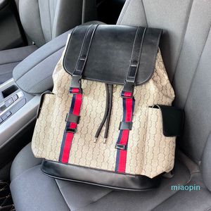 Designer ryggsäck lyx märke handväska dubbla axelremsor ryggsäckar kvinnor plånbok äkta läderväskor dam plaid places duffel bagage