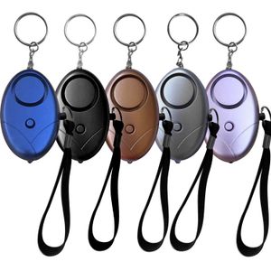 Wholesale alarm for elderly for sale - Group buy Mini small Personal Alarm keychains Self defense women elderly kids use Emergency systems with LED flashlight