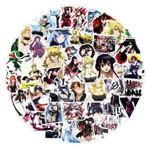 50 pezzi adesivi misti per skateboard Graffiti akame ga Anime per auto portatile frigorifero casco pad bicicletta bici moto PS4 libro chitarra decalcomania in PVC