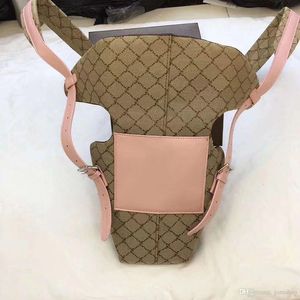 Wholesale plastic tote bags resale online - Baby Bag Front Strap Grid Kids Carriers Fashion Multi function Safety Backpacks newborn Mother Mummy Maternity Nursing Handbag