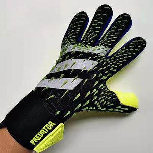 Predator Adults goalkeeper gloves soccer football doorman goalie luvas with wrist stripes Wristbands