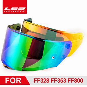 Visores LS2 para FF320 Fluxo FF353 Rapid FF328 FF800 Capacete de Motocicleta Original Substituir Lente Extra Preto Prata de Iridium