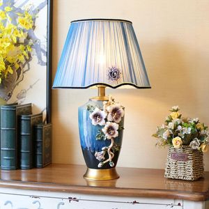 Lamp Covers & Shades E27 Fabric Lampshade Pleated Design Non-Opaque Bedside Table With Iron Inner Bracket For