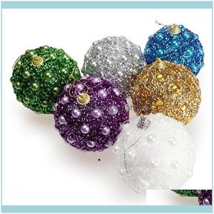 Event Festive Party Supplies Home Garden1pcs Ball 8cm Foam Christmas Tree Balls Xmas Decoration Balls1 Drop Delivery 2021 BY2DO