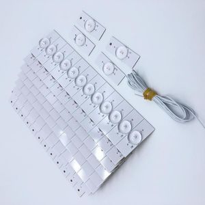Light Beads 100PCS 6V SMD Lens Lamp With 2m Wire For 32-65 Inch LED TV Repair