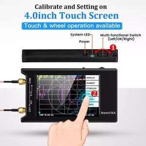 Version 4 Inch Vector Network Analyzer NanoVNA-H4 10KHz~1.5GHz Antenna VNA HF VHF UHF UV Spectrum