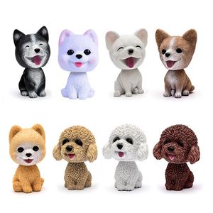 Interior Decorations Car Cute Accessories Creative Center Console Shaking Head Dogs Men And Women