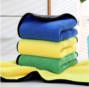 ingrosso Cura Wipe-Asciugamano in microfibra per autolavaggio x30cm Asciugamano Pulsante pulito e asciutto Dettagli per la cura assorbente addensato
