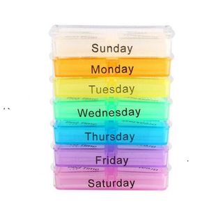 NEWPortable Medicine Weekly Storage Pill 7 Day Tablet Sorter Box Container Case Organizer Health Care EWF6972