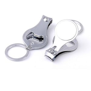 Personlig Bröllopsouvenir för gästerna Skräddarsydda Favär Nail Clipper Bottle Vinöppnare Keychain Gift med Box Rh0533