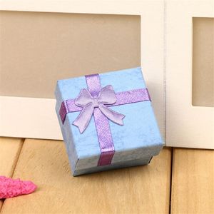 Ring Box Paper Jewelry Package Display Gift Boxes Earrings Storage Organizer Jewellery Container Gifts Packaging