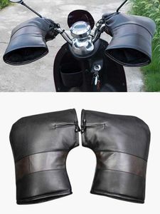 2pcs Motorcycle Cover Gloves Warm Handlebar Muff Grip Handle Bar Muff Waterproof Winter Thicken Warmer Thermal Scooter Hot 2021 H1022