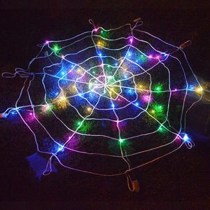 ストリングYefui Halloween Spider Web LEDホームルームパーティーの装飾の小道