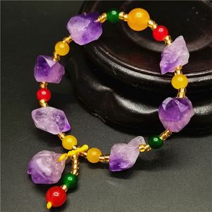 Irregular Natural Energy Stone Handmade Beaded Charm Bracelets Party Club Decor Wedding Jewelry For Women Girl