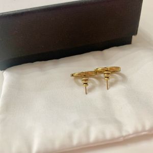 Mode Ohrstecker Designer klassischen Stil Brief Ohrringe aretes Frau Party Hochzeit Liebhaber Geschenk Schmuck mit Box