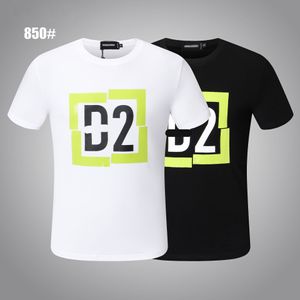 DSQ Padrão T-shirt D2 Phantom Turtle 2022SS New Mens Designer T Shirt Paris Moda Tshirts Verão Masculino Qualidade superior 100% algodão a56567