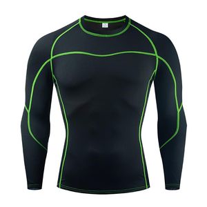 Męskie koszulki Marka Mężczyźni / Kobiety Z Długim Rękawem T Shirt Mężczyzna Skinny Mężczyzna Rashguard Siłownie Fitness T-shirt Workout Jogger Tees Tops Odzież