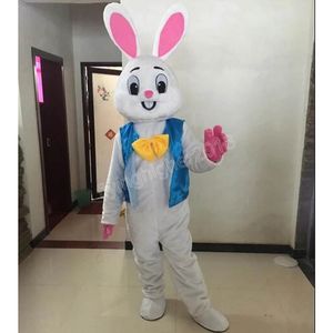 Hallowee Easter Rabbitマスコット衣装トップクオリティ漫画アニメのテーマキャラクターカーニバル大人ユニセックスドレスクリスマス誕生日パーティー屋外服装