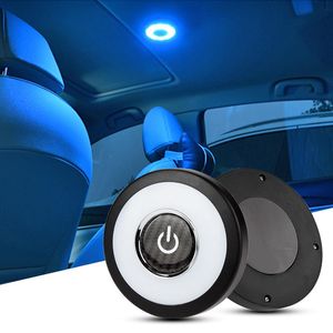 Interior&External Lights Wireless Led Usb Car Interior Ceiling Dome Light Reading Charging Roof Magnet Lamp Touch Type Night Auto Accessorie