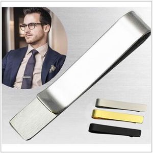 Beadsnice Skinny Bar Rostfritt Stål Clip Blank Bröllopsamling Groomsmen Present Tie Clips 33777